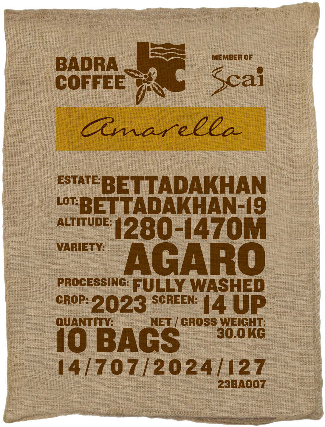 Bettadakhan - 19, Agaro