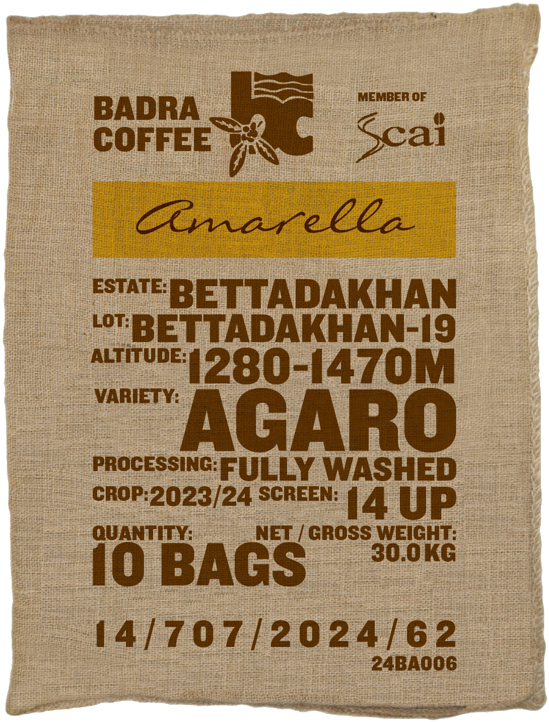 Bettadakhan - 19, Agaro